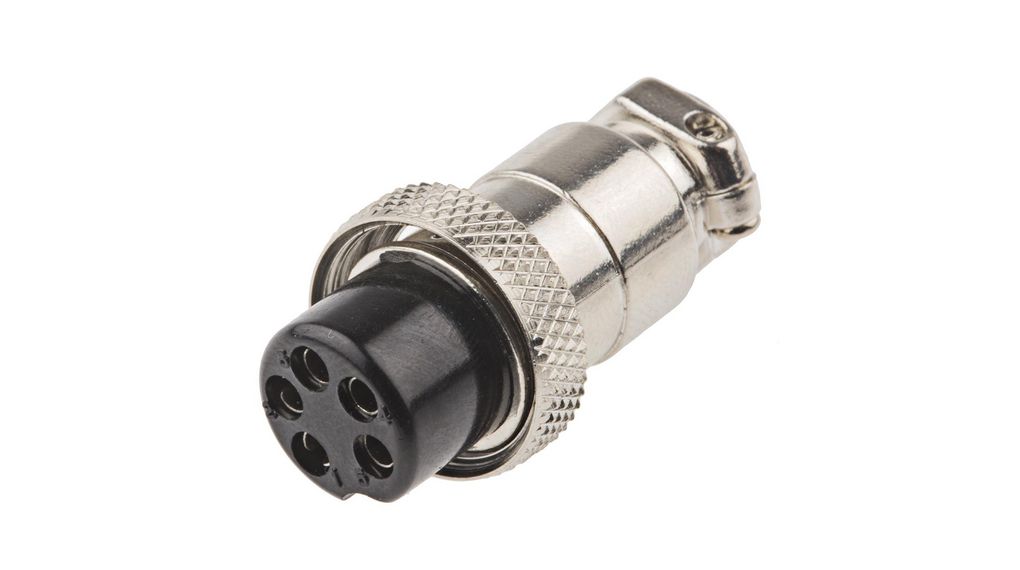 Circular Connector, Socket, 5 Contacts, 1A, 48V,